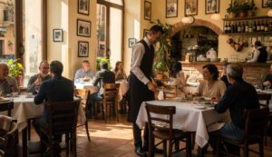 Aiutare un cameriere a sparecchiare sembra carino, ma secondo gli psicologi si nasconde di più dietro